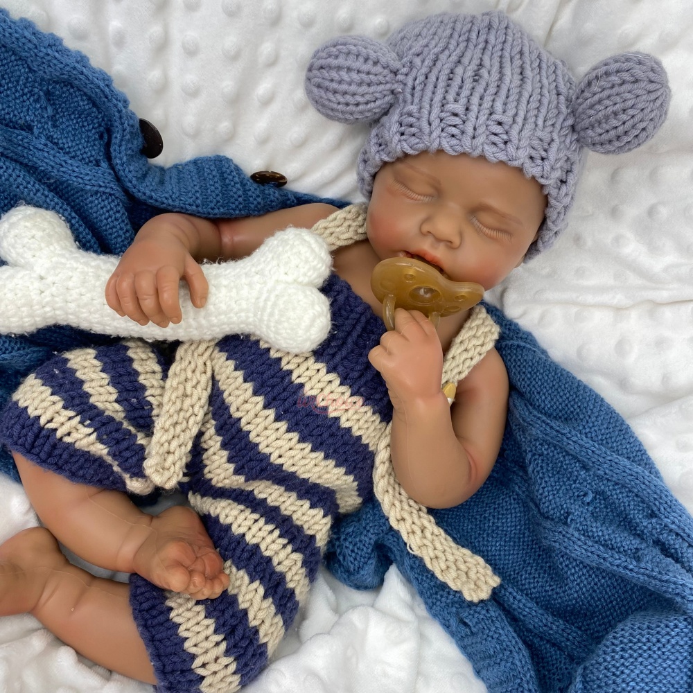 Reborn Baby Doll Silicone Realistic - Realistische Merkmale 20 Zoll Kann den