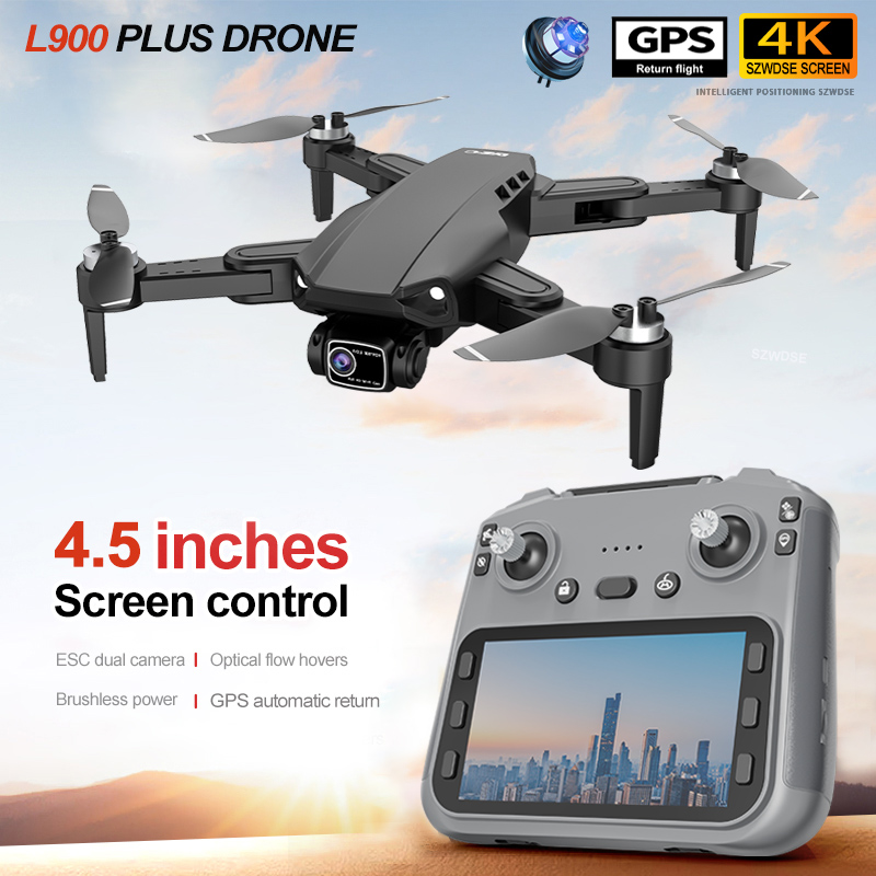 Fpv Brushless Rc Drone 4K - L900 PLUS GPS-Drohne 4K Professionelle HD-Kamera