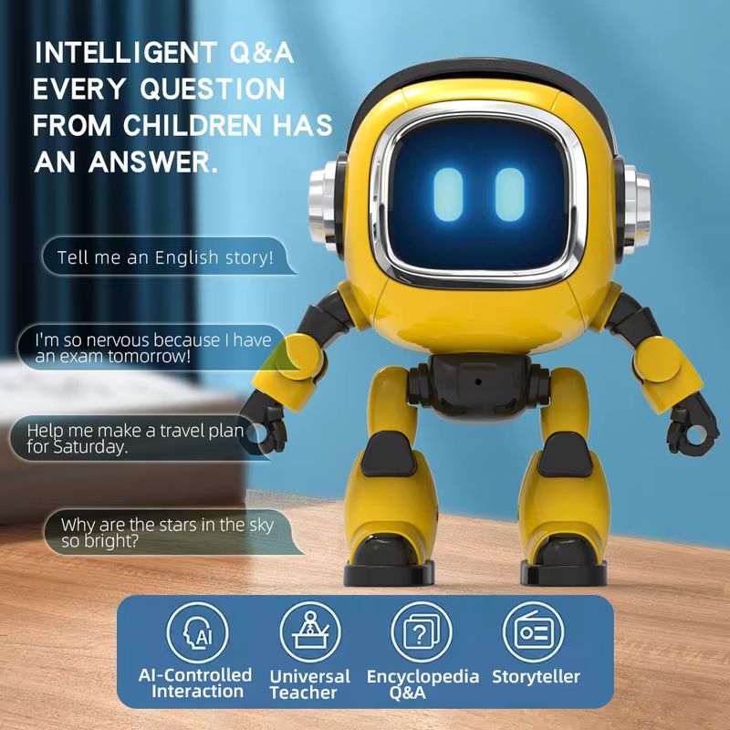 Remote Control Toys - KI-Intelligentes Roboter-Spielzeug, Mehrsprachiger Sprachchat, Interaktiver Roboter,