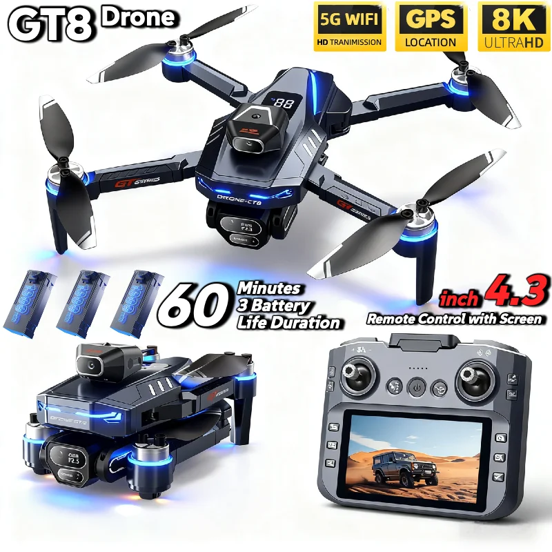 HEIßER Für LSRC GT8 Drone 4K P – Fpv Brushless Rc Drone 4K Bewertung und Preis