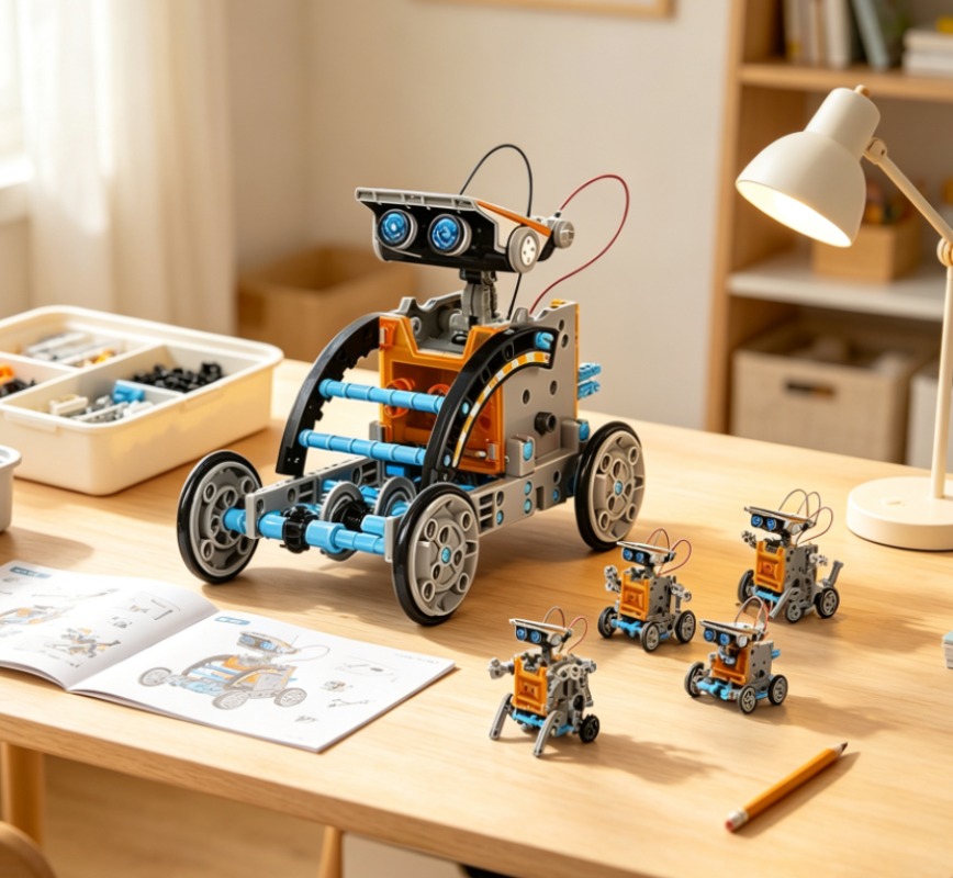 12-in-1 Solar-Roboter STEM-Bau – Stem Solar Robot Kit For Kids Bewertung und Preis